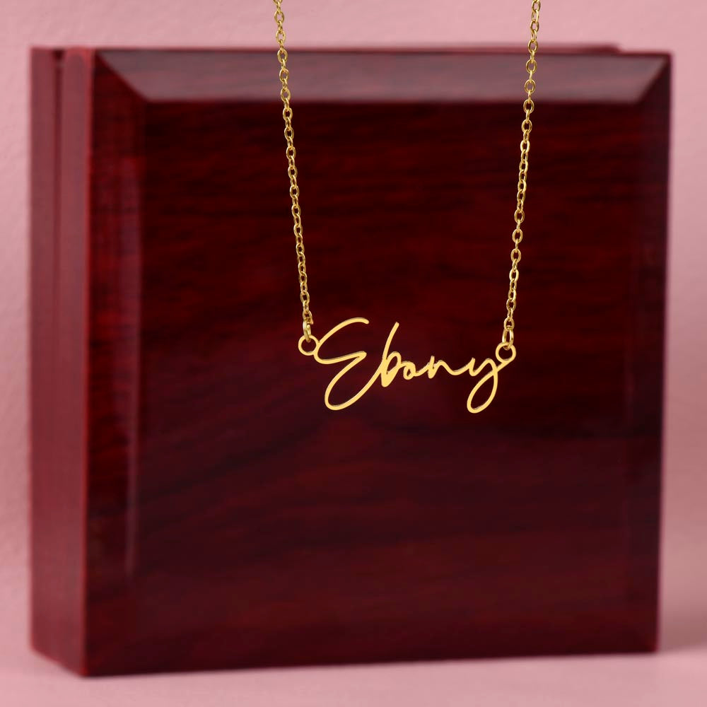 Custom Name Necklace Gold Plated Personalized Jewelry Gift for Women