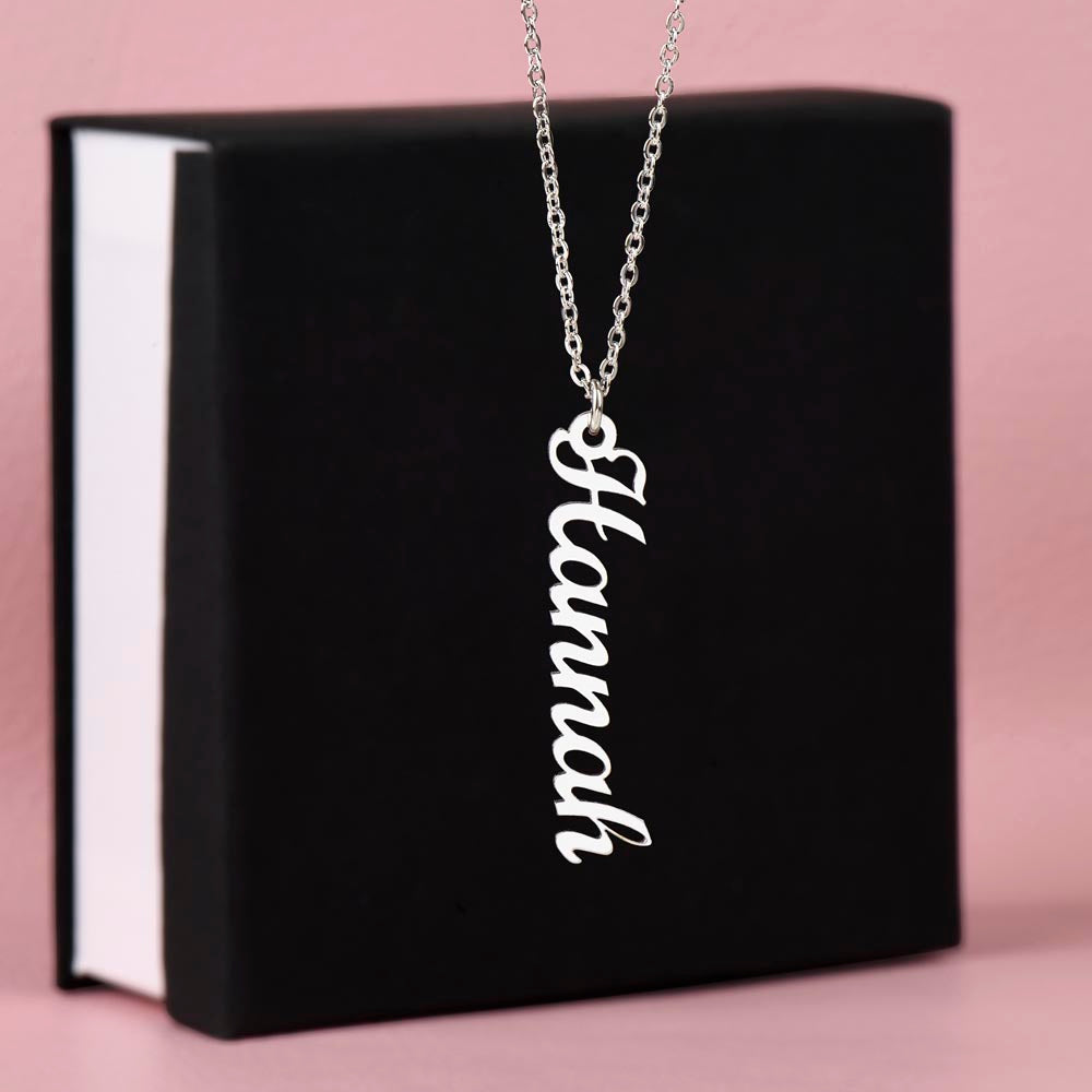 Custom Name Necklace Gold Plated Personalized Jewelry Gift for Women