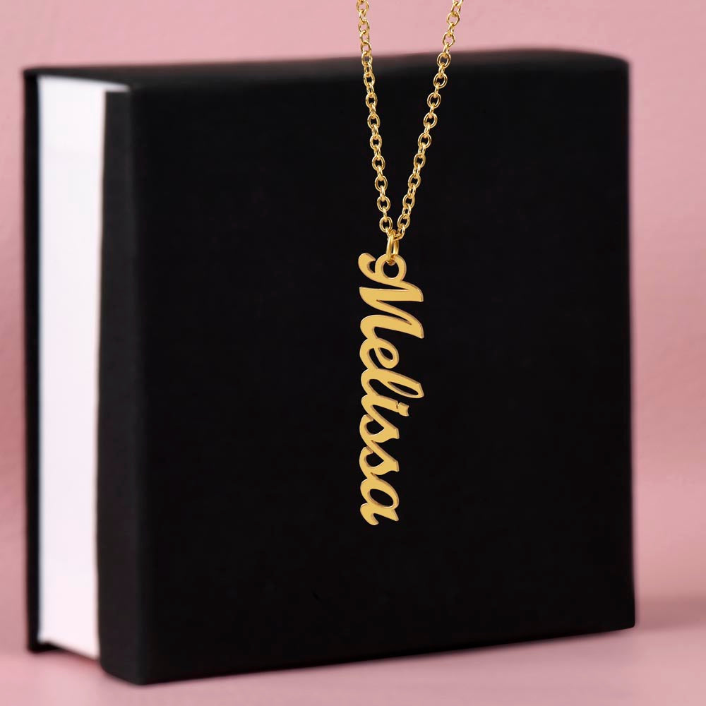 Custom Name Necklace Gold Plated Personalized Jewelry Gift for Women