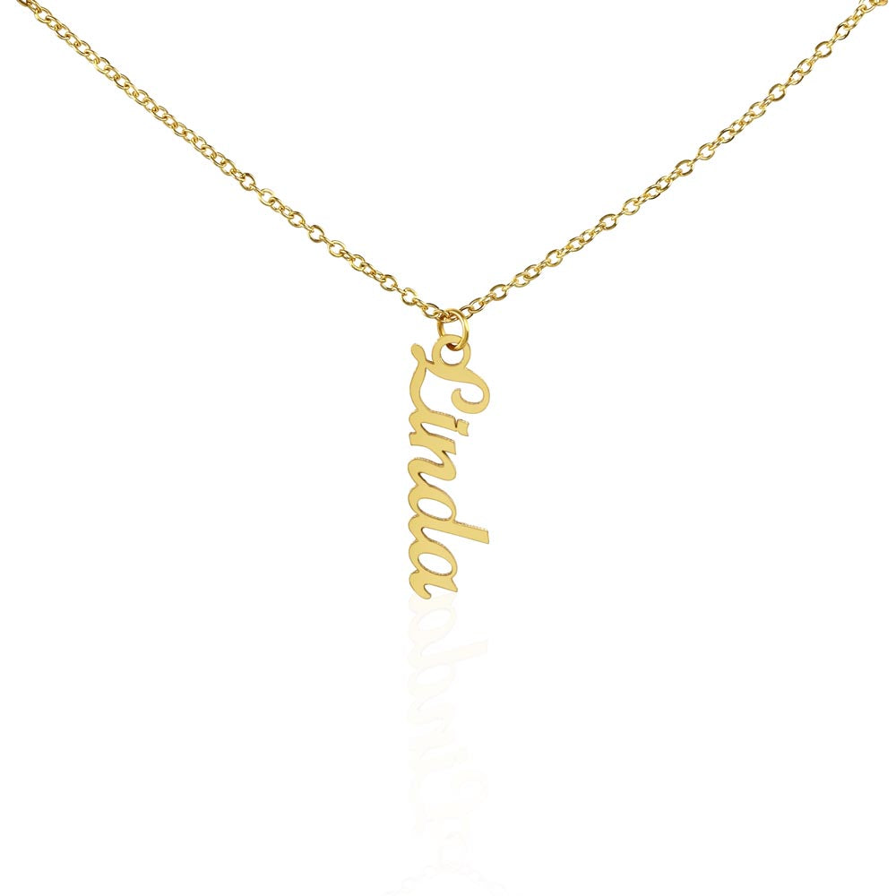 Custom Name Necklace Gold Plated Personalized Jewelry Gift for Women